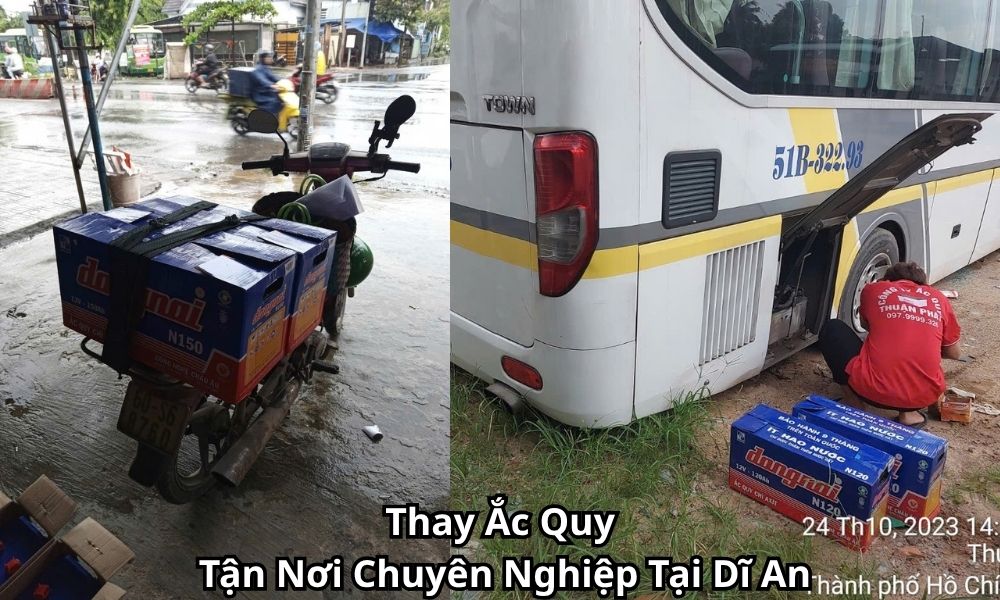 Thay Ắc Quy Tận Nơi Chuyên Nghiệp Tại Dĩ An