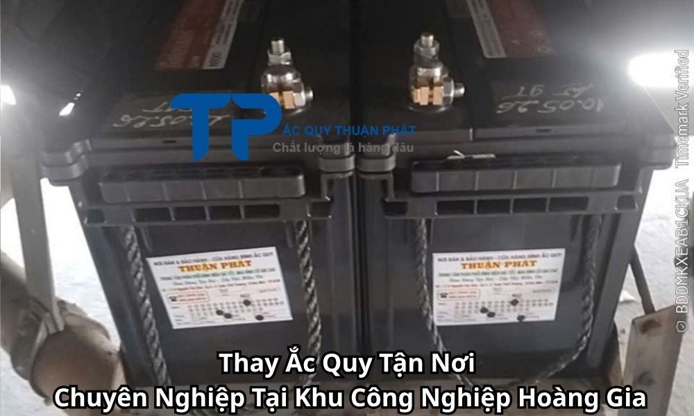 Thay Ắc Quy Tận Nơi Chuyên Nghiệp Tại Khu Công Nghiệp Hoàng Gia