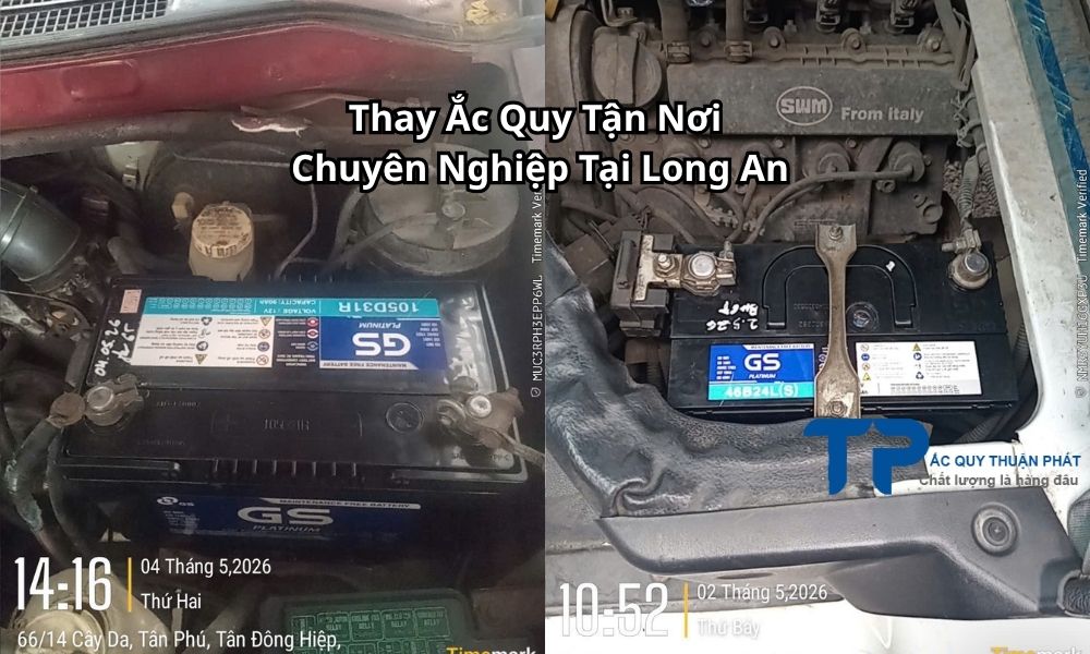 Thay Ắc Quy Tận Nơi Chuyên Nghiệp Tại Long An