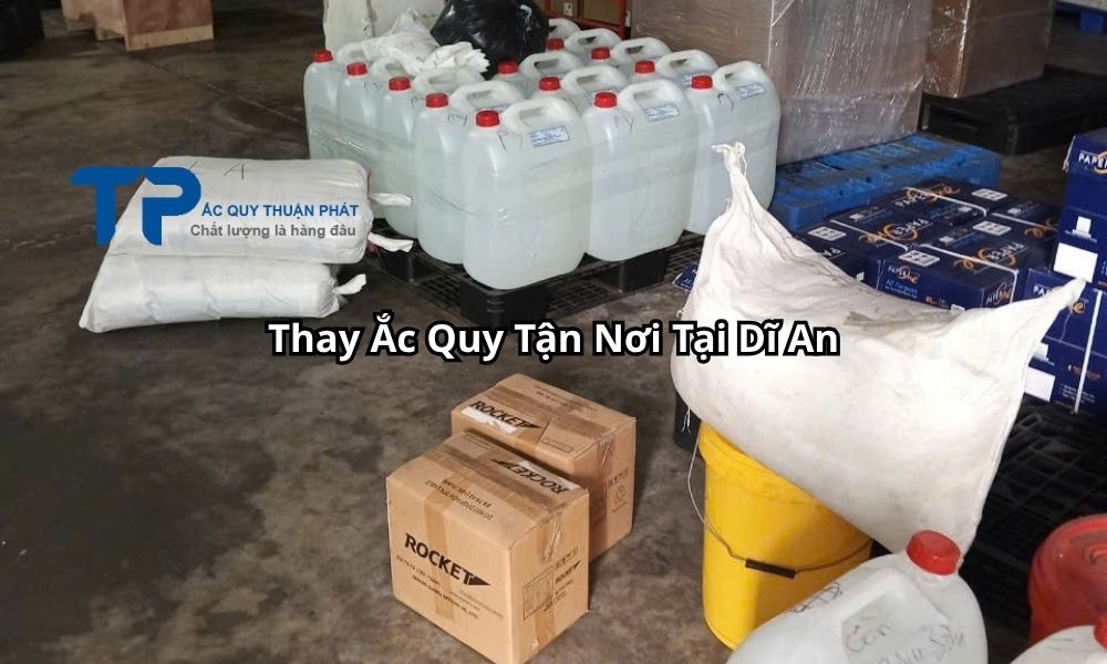 Thay Ắc Quy Tận Nơi Tại Dĩ An