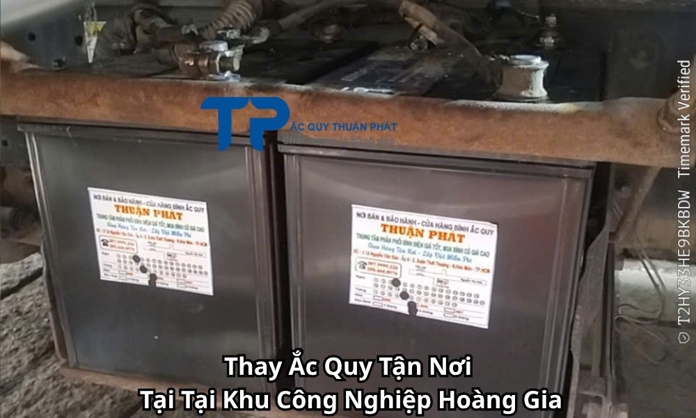 Thay Ắc Quy Tận Nơi Tại Tại Khu Công Nghiệp Hoàng Gia
