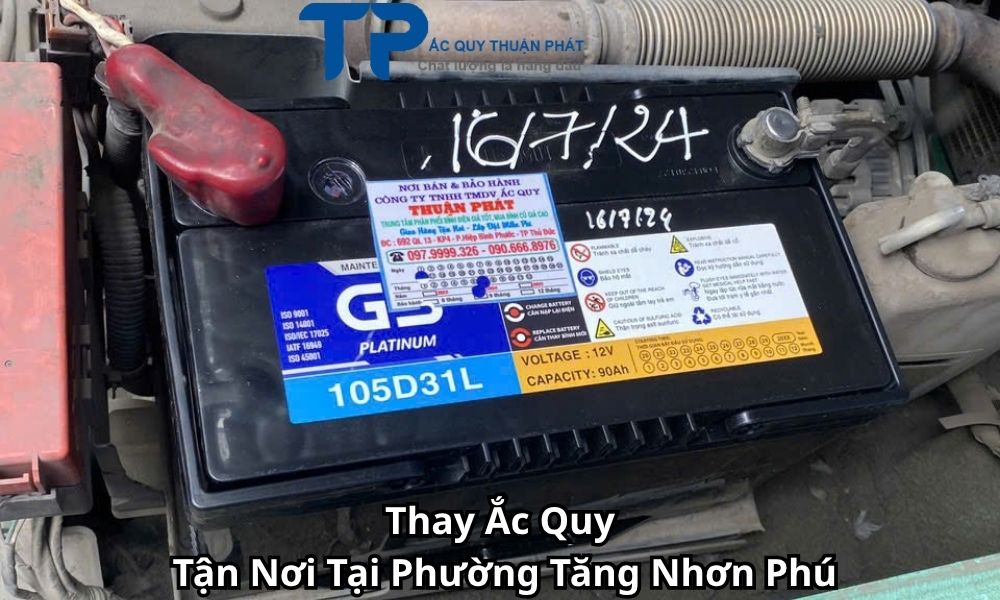 Thay Ắc Quy Tận Nơi Tại Phường Tăng Nhơn Phú
