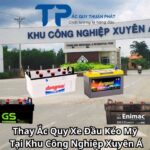 Thay Ắc Quy Xe Đầu Kéo Mỹ Tại Khu Công Nghiệp Xuyên Á