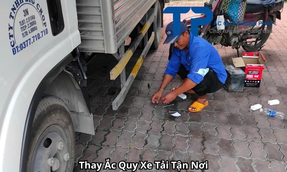 Thay Ắc Quy Xe Tải Tận Nơi