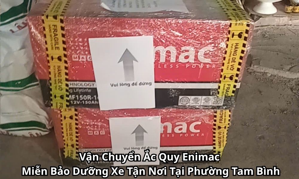 Vận Chuyển Ắc Quy Enimac Miễn Bảo Dưỡng Xe Tận Nơi Tại Phường Tam Bình