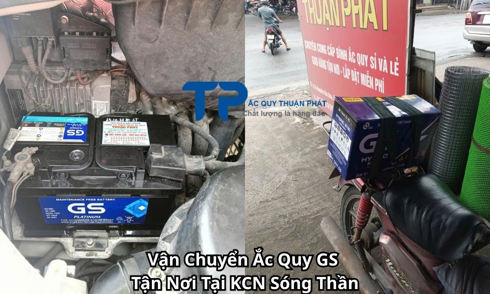 Vận Chuyển Ắc Quy GS Tận Nơi Tại KCN Sóng Thần