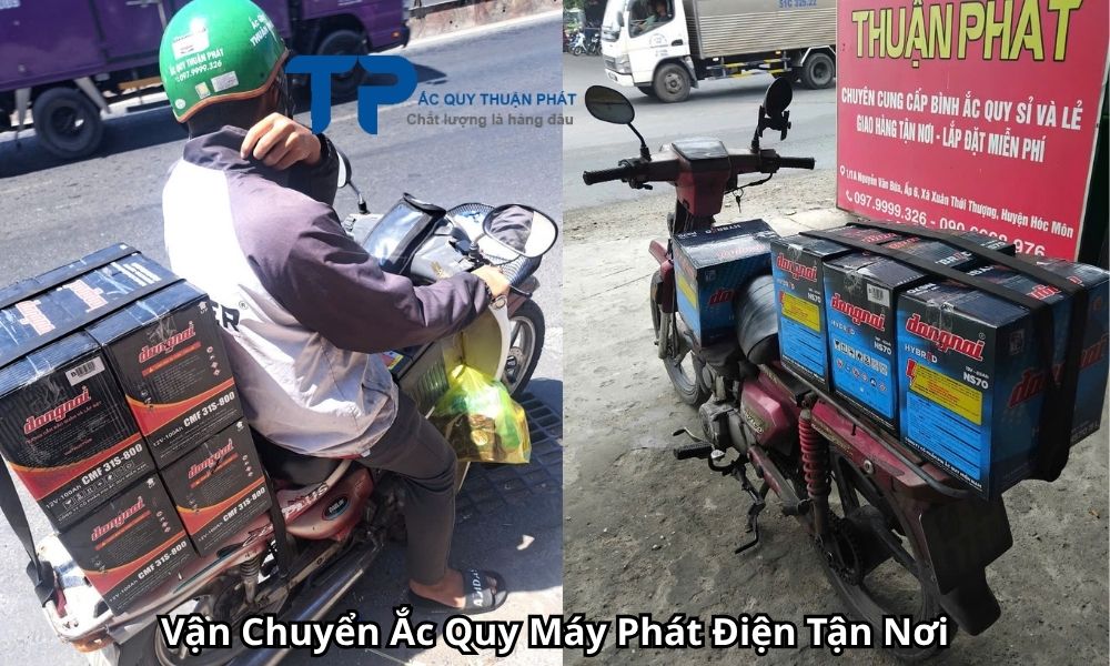 Vận Chuyển Ắc Quy Máy Phát Điện Tận Nơi