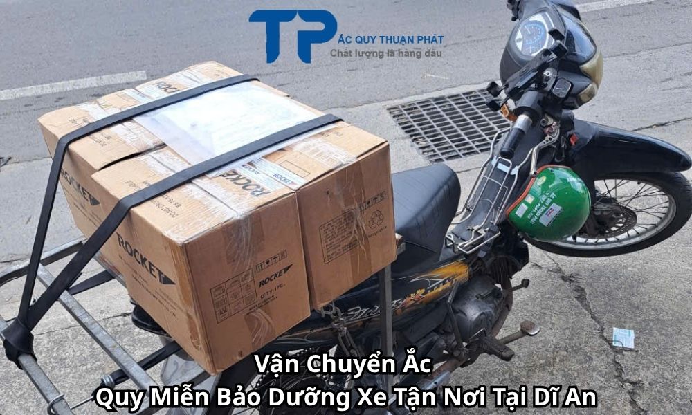 Vận Chuyển Ắc Quy Miễn Bảo Dưỡng Xe Tận Nơi Tại Dĩ An