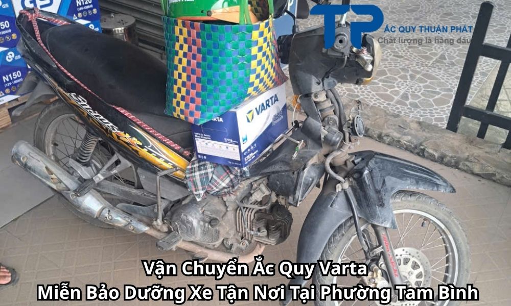 Vận Chuyển Ắc Quy Varta Miễn Bảo Dưỡng Xe Tận Nơi Tại Phường Tam Bình