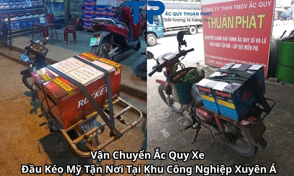 Vận Chuyển Ắc Quy Xe Đầu Kéo Mỹ Tận Nơi Tại Khu Công Nghiệp Xuyên Á