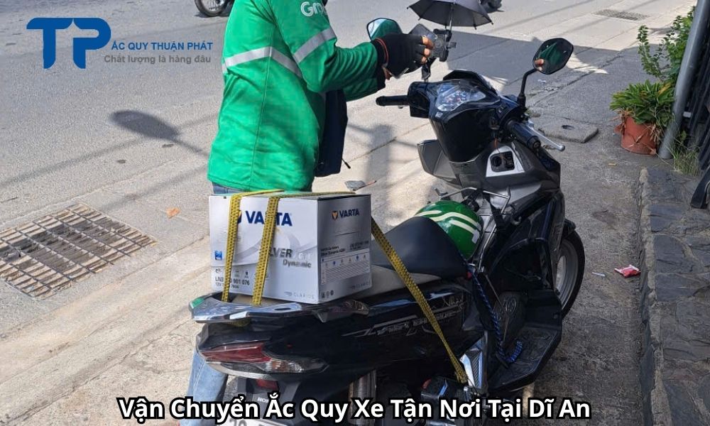Vận Chuyển Ắc Quy Xe Tận Nơi Tại Dĩ An
