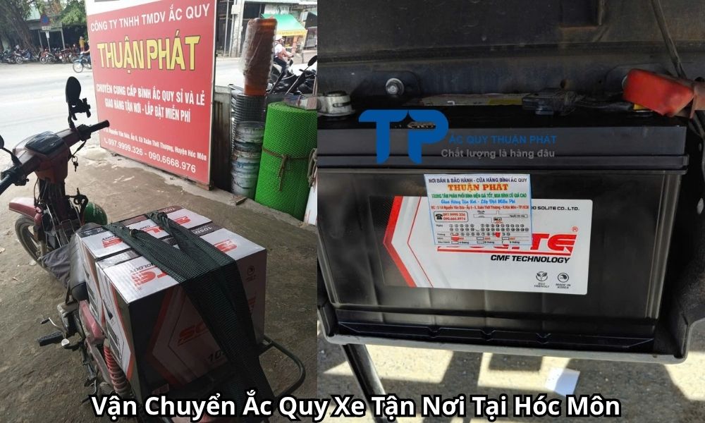 Vận Chuyển Ắc Quy Xe Tận Nơi Tại Hóc Môn