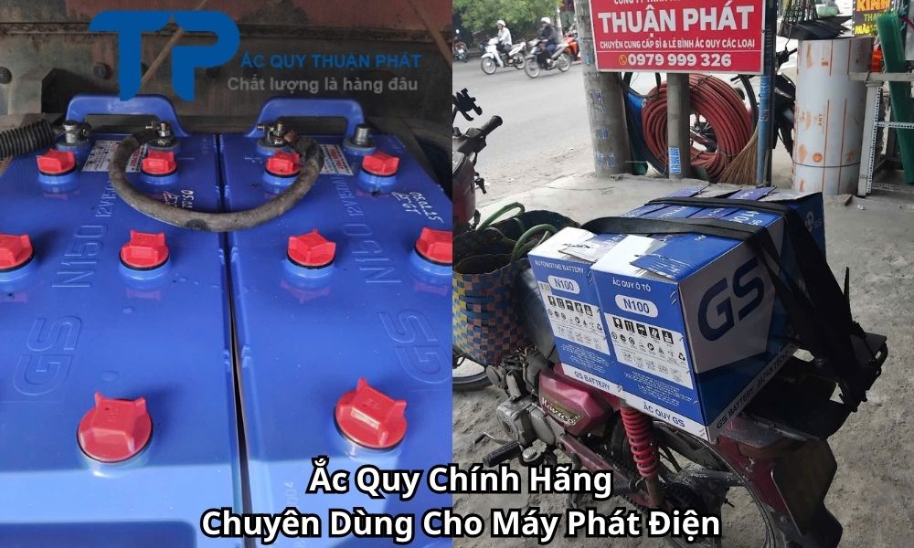 Ắc Quy Chính Hãng Chuyên Dùng Cho Máy Phát Điện