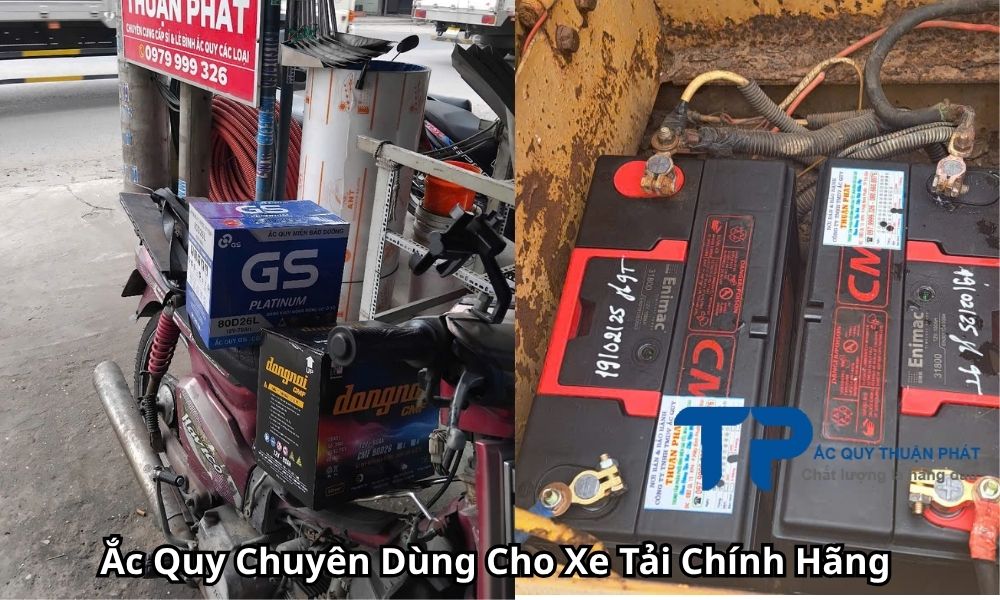 Ắc Quy Chuyên Dùng Cho Xe Tải Chính Hãng