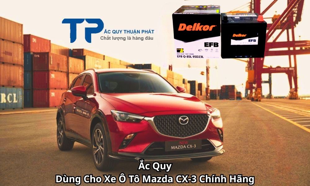 Ắc Quy Dùng Cho Xe Ô Tô Mazda CX-3 Chính Hãng