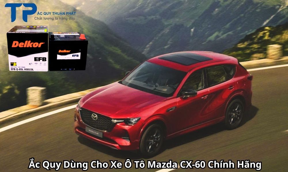 Ắc Quy Dùng Cho Xe Ô Tô Mazda CX-60 Chính Hãng