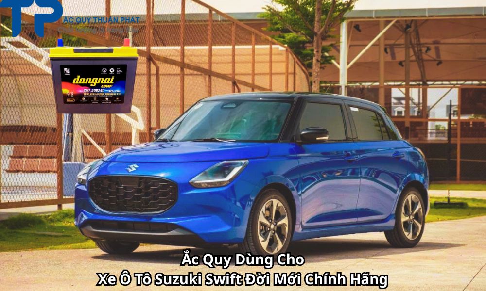 Ắc Quy Dùng Cho Xe Ô Tô Suzuki Swift Đời Mới Chính Hãng