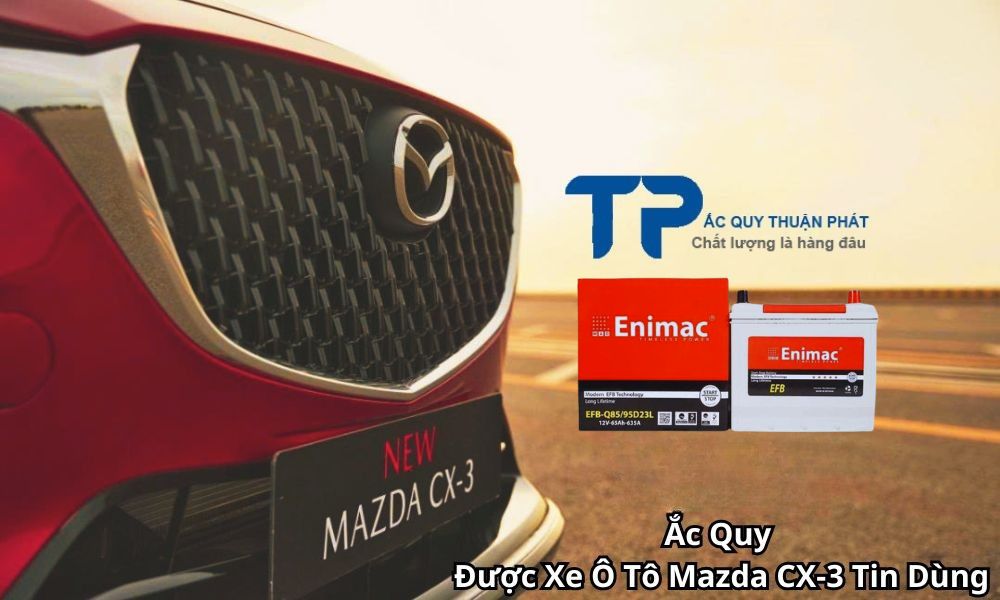Ắc Quy Được Xe Ô Tô Mazda CX-3 Tin Dùng