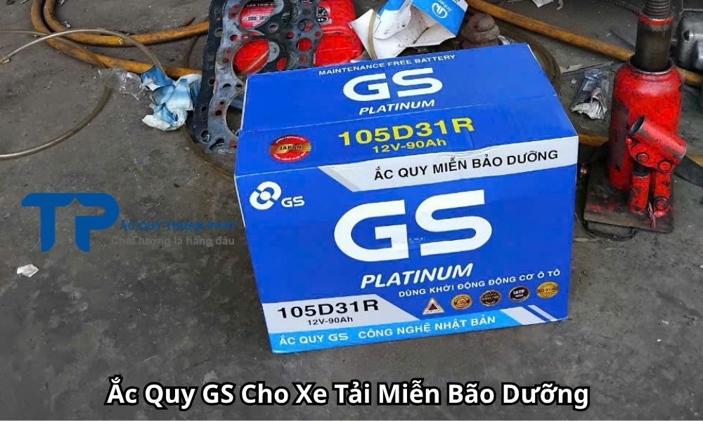 Ắc Quy GS Cho Xe Tải Miễn Bão Dưỡng