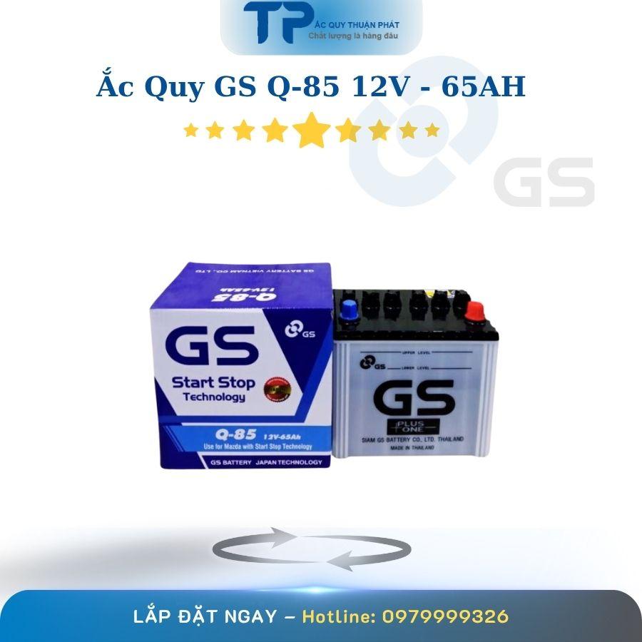 Ắc Quy GS Q85 12V-65Ah