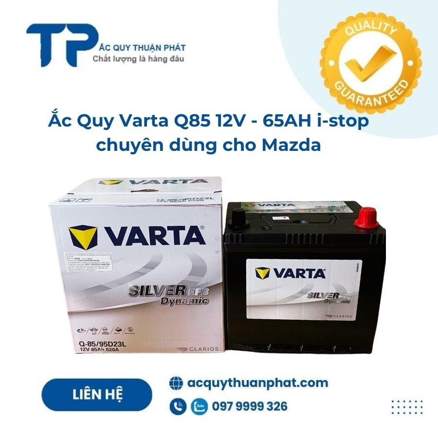 Ắc Quy Varta Q85 12V-65Ah i-stop Chuyên Dùng Cho Mazda