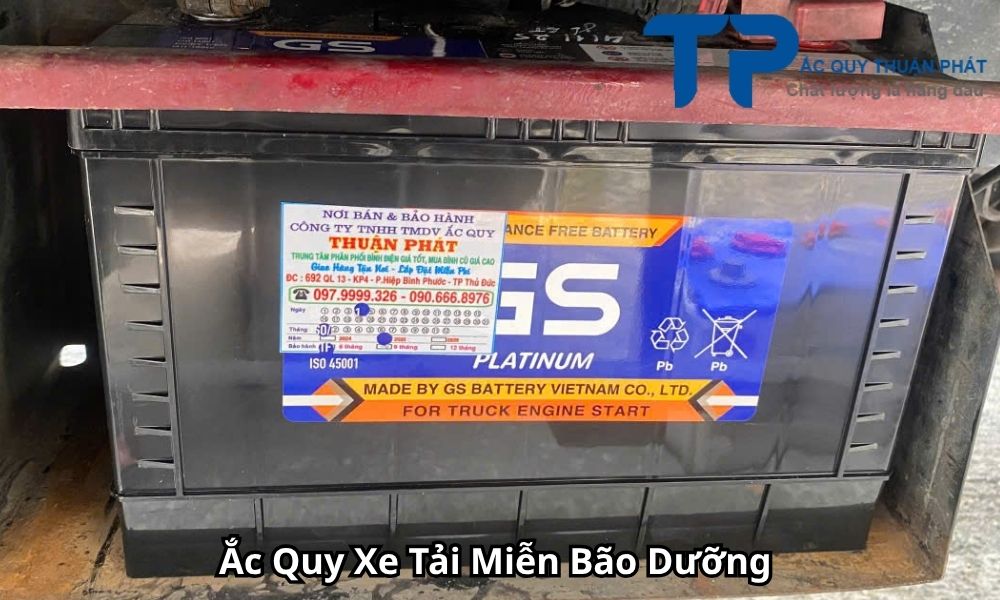 Ắc Quy Xe Tải Miễn Bão Dưỡng
