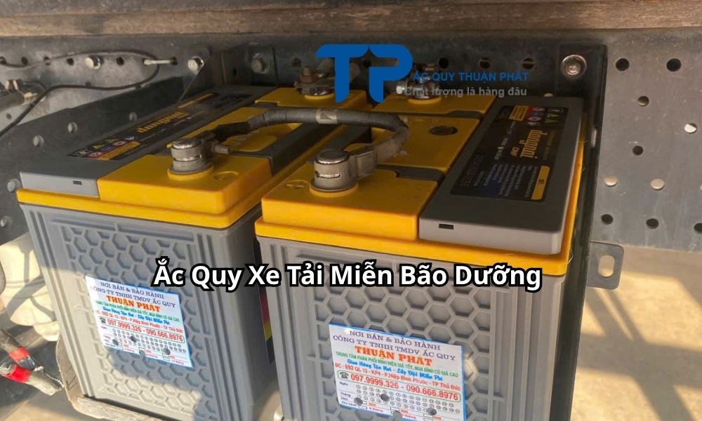 Ắc Quy Xe Tải Miễn Bão Dưỡng