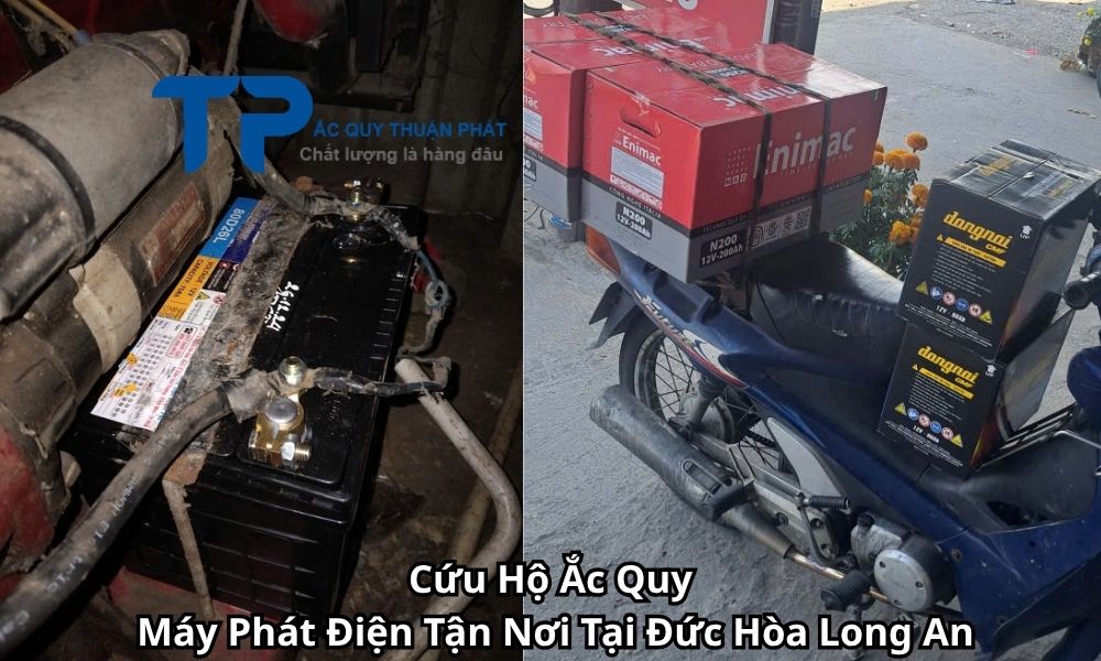 Cứu Hộ Ắc Quy Máy Phát Điện Tận Nơi Tại Đức Hòa Long An