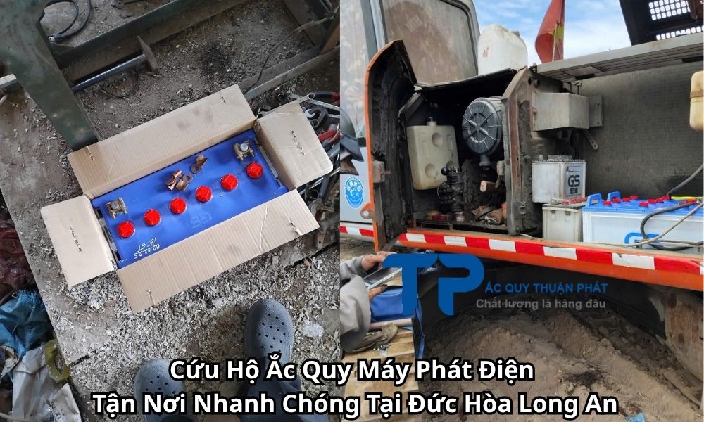 Cứu Hộ Ắc Quy Máy Phát Điện Tận Nơi Nhanh Chóng Tại Đức Hòa Long An
