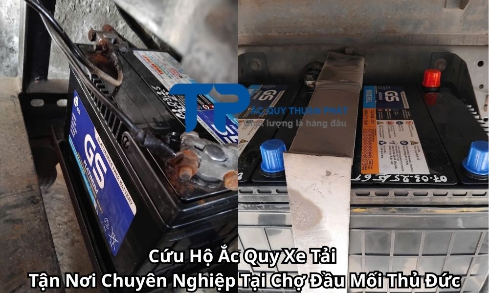Cứu Hộ Ắc Quy Xe Tải Tận Nơi Chuyên Nghiệp Tại Chợ Đầu Mối Thủ Đức