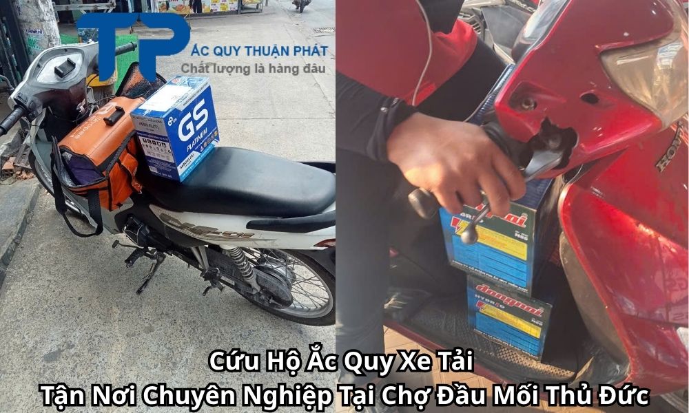 Cứu Hộ Ắc Quy Xe Tải Tận Nơi Chuyên Nghiệp Tại Chợ Đầu Mối Thủ Đức