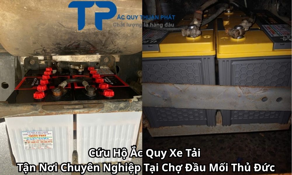 Cứu Hộ Ắc Quy Xe Tải Tận Nơi Chuyên Nghiệp Tại Chợ Đầu Mối Thủ Đức
