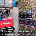 CỨU HỘ KÍCH BÌNH & THAY ẮC QUY XE TẢI ĐÊM TẠI CHỢ ĐẦU MỐI THỦ ĐỨC