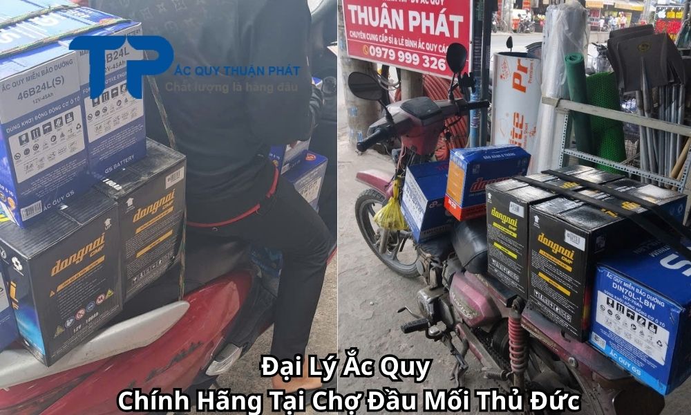 Đại Lý Ắc Quy Chính Hãng Tại Chợ Đầu Mối Thủ Đức