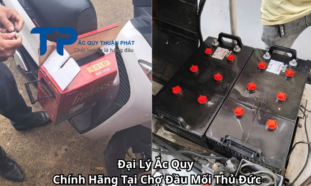 Đại Lý Ắc Quy Chính Hãng Tại Chợ Đầu Mối Thủ Đức