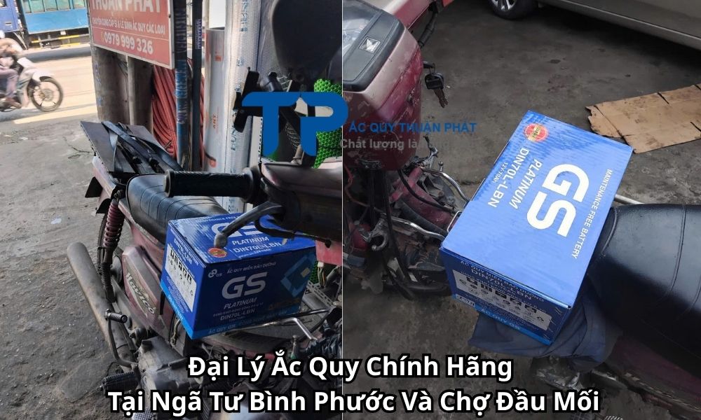 Đại Lý Ắc Quy Chính Hãng Tại Ngã Tư Bình Phước Và Chợ Đầu Mối