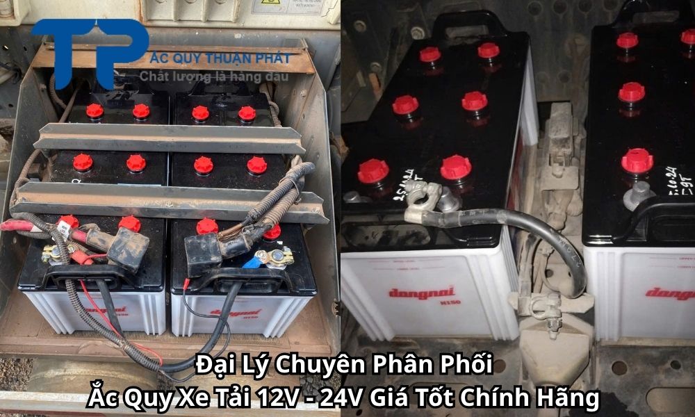 Đại Lý Chuyên Phân Phối Ắc Quy Xe Tải 12V - 24V Giá Tốt Chính Hãng