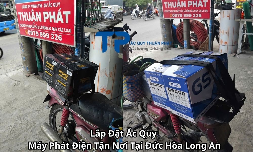 Lắp Đặt Ắc Quy Máy Phát Điện Tận Nơi Tại Đức Hòa Long An