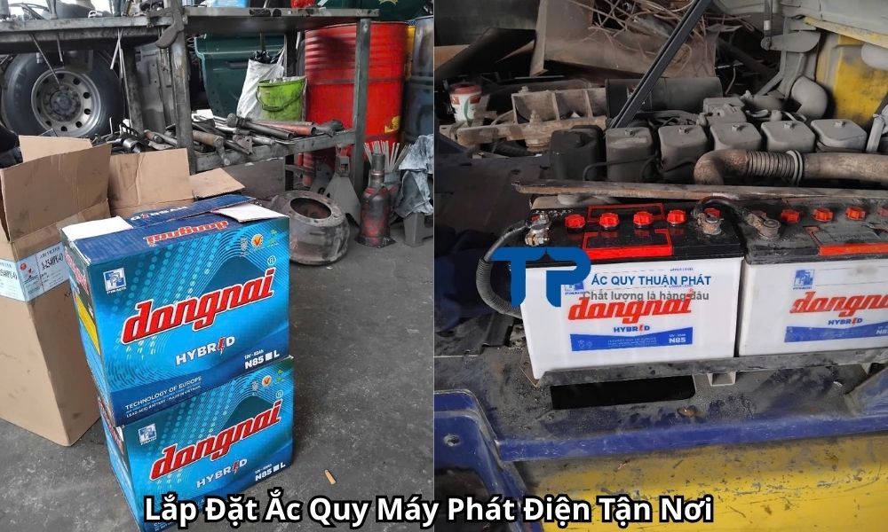 Lắp Đặt Ắc Quy Máy Phát Điện Tận Nơi