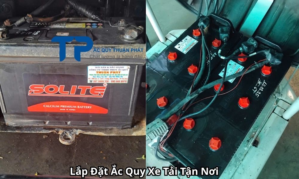 Lắp Đặt Ắc Quy Xe Tải Tận Nơi