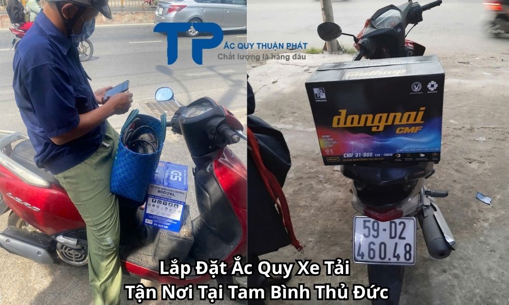 Lắp Đặt Ắc Quy Xe Tải Tận Nơi Tại Tam Bình Thủ Đức