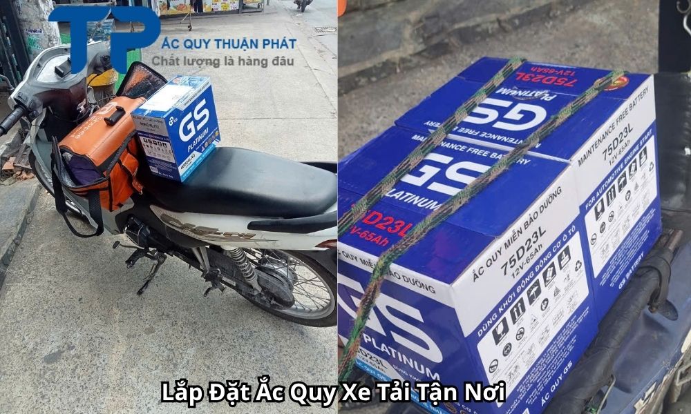 Lắp Đặt Ắc Quy Xe Tải Tận Nơi
