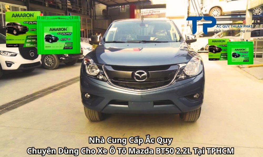 Nhà Cung Cấp Ắc Quy Chuyên Dùng Cho Xe Ô Tô Mazda BT50 2.2L Tại TPHCM