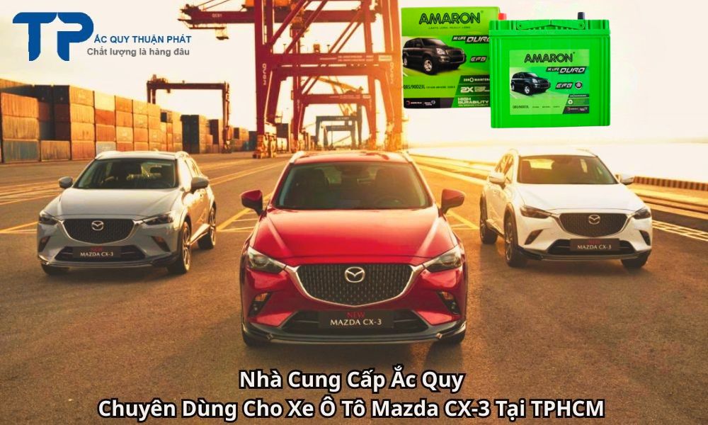 Nhà Cung Cấp Ắc Quy Chuyên Dùng Cho Xe Ô Tô Mazda CX-3 Tại TPHCM