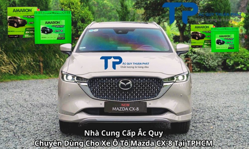 Nhà Cung Cấp Ắc Quy Chuyên Dùng Cho Xe Ô Tô Mazda CX-8 Tại TPHCM