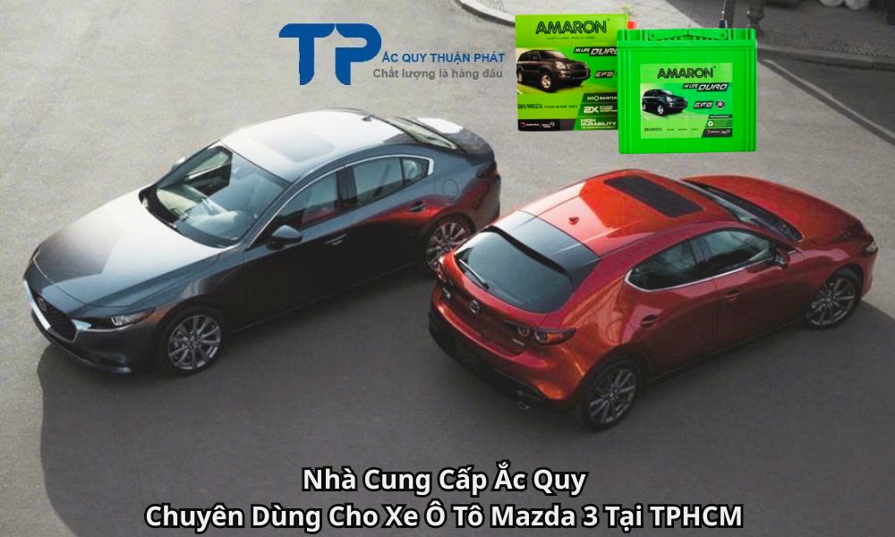 Nhà Cung Cấp Ắc Quy Chuyên Dùng Cho Xe Ô Tô Mazda 3 Tại TPHCM