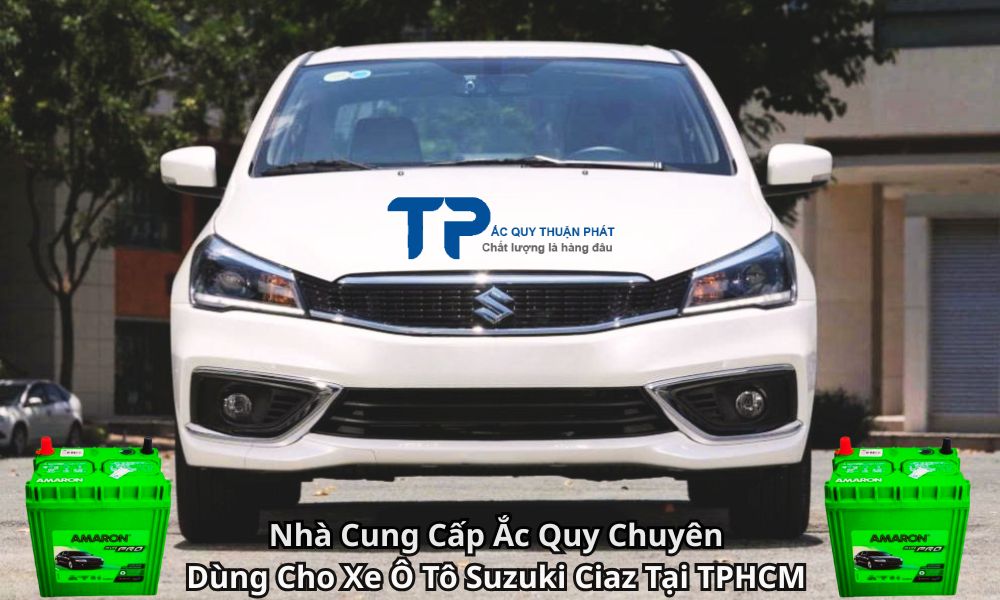 Nhà Cung Cấp Ắc Quy Chuyên Dùng Cho Xe Ô Tô Suzuki Ciaz Tại TPHCM