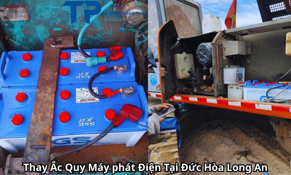 Thay Ắc Quy Máy phát Điện Tại Đức Hòa Long An
