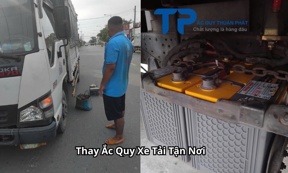 Thay Ắc Quy Xe Tải Tận Nơi