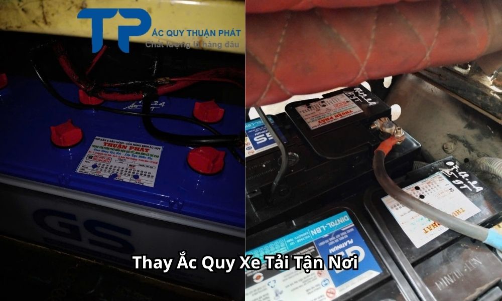 Thay Ắc Quy Xe Tải Tận Nơi